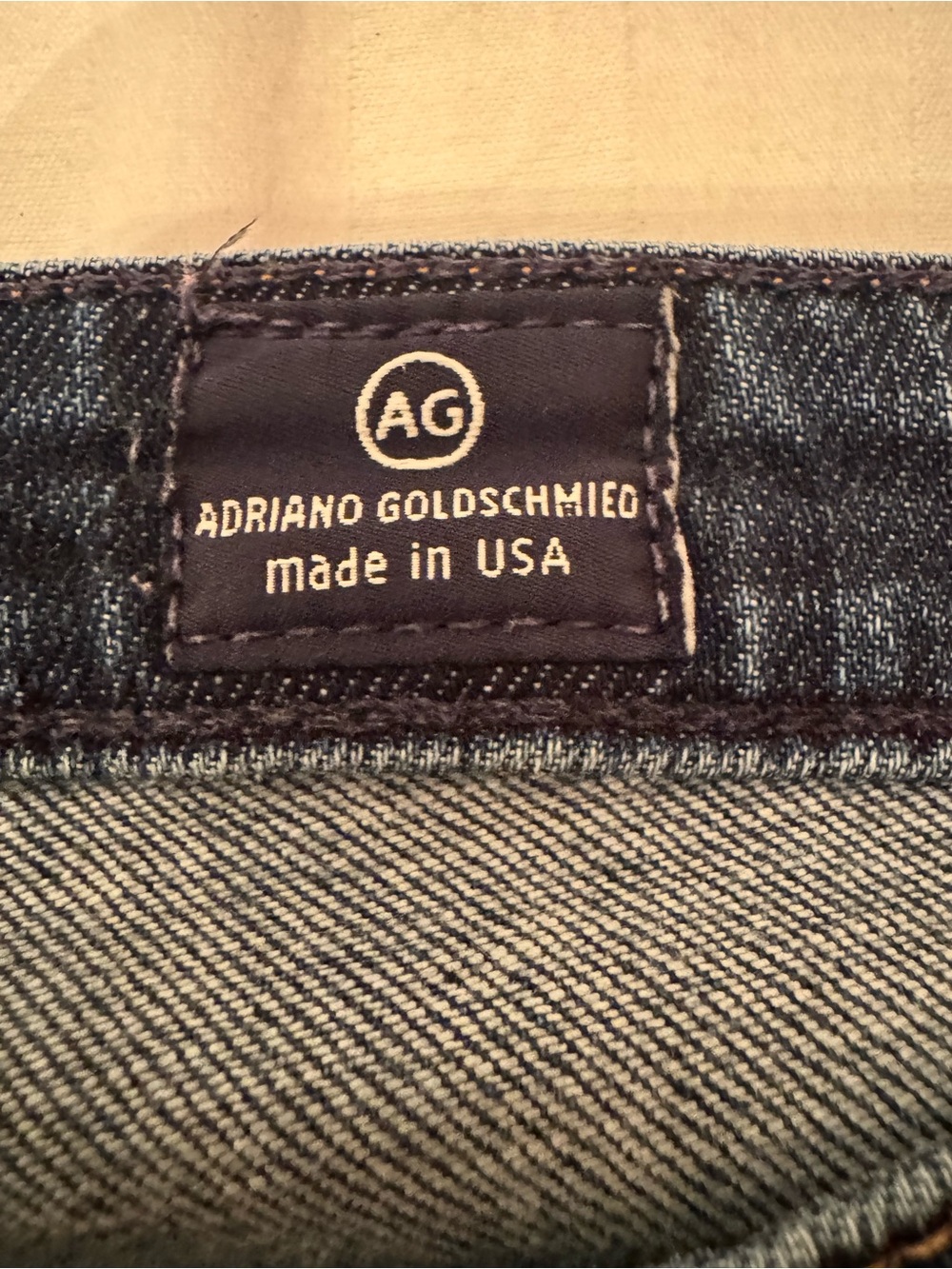 Ag Adriano Goldschmied Dark Blue Flare Jeans - Picture 3 of 9